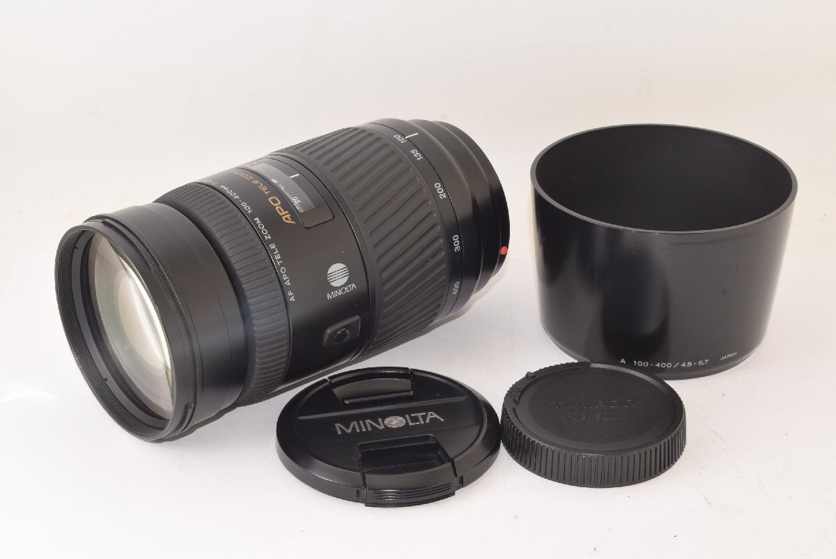 コニカ ミノルタ AFアポテレズーム100-400mmF4.5-6.7 MINOLTA AF APO TELE ZOOM 100-400mm F4.5-6.7 2409050 | eBay
