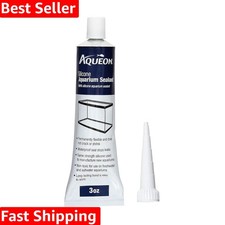 100 Non-Toxic Silicone Sealant for Aquariums - 3 Oz Clear Waterproof Bond