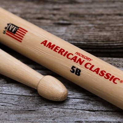 Vic Firth American Classic 5B Hickory  Drum Sticks  NOS