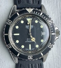 Heuer Professional Quartz 200m Diver 38mm Black Dial/Bezel Date w/ Box
