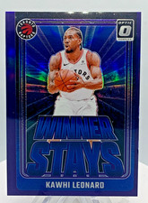 2024-25 Panini Donruss Optic - Winner Stays Kawhi Leonard #8 Purple Prizm