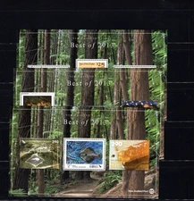 New Zealand Best of 2013 Birds VF MNH Complete Set LG