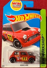 HOT WHEELS WORKSHOP MORRIS MINI RED 194/250. SEE COMBINED OFFERS!