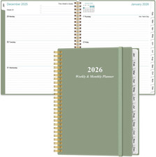 2026 Planner - Planner 2026 from January 2026 to December 2026 with 12 Monthly T
