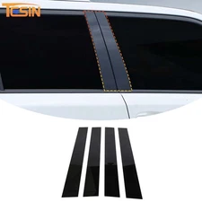 Black Door Window Pillar Post Decor Cover Trim Sticker Overlay For 4Runner 10-23