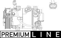 Mahle Kompressor Klimaanlage Premium Line ACP 632 000P 12V 1 FüR Hyundai I20 2