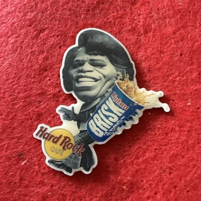 Hard Rock Cafe-James Brown Claymation Lipton Brisk Eistee Promo Pin limitierte Ausgabe