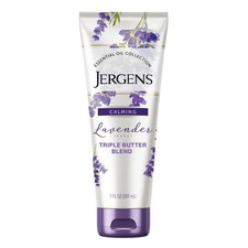 Jergens Lavender Body Butter Hand and Lotion, 7 Fl Oz Pack of 1 , White