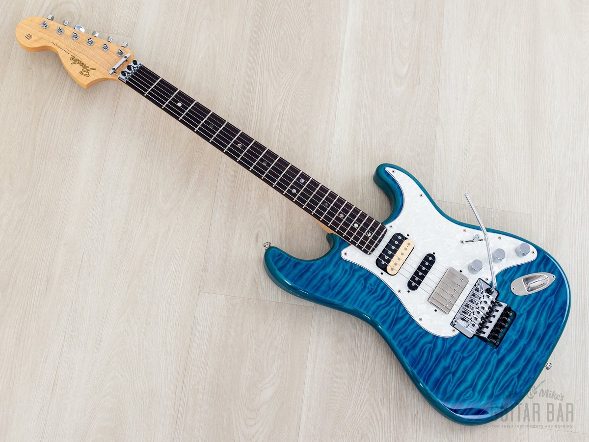 2019 Fender Michiya Haruhata Stratocaster HSH Quilt Top w/ Floyd