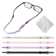 Eyeglass Holder Strap Adjustable Sunglass Cord Neck Lanyard Retainer 4PC