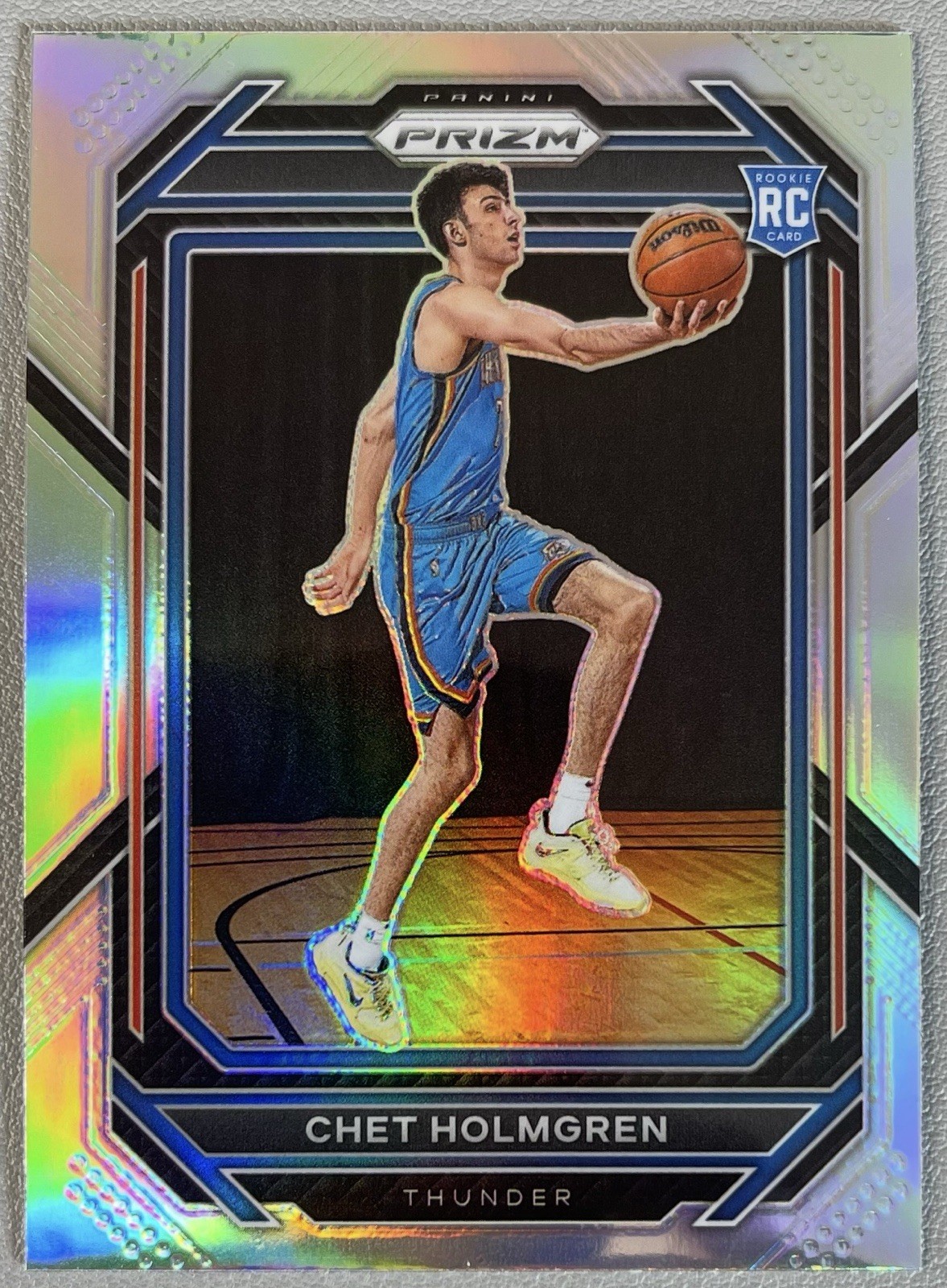 2022-23 Panini Prizm - Chet Holmgren Silver Prizm #266 OKC Thunder Rookie RC