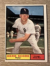 1961 Topps - HERB SCORE - Vintage White Sox