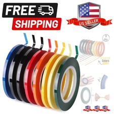 Whiteboard Tape, 8 Pack, Assorted Colors, Thin Tape for Dry Erase Board Acces...