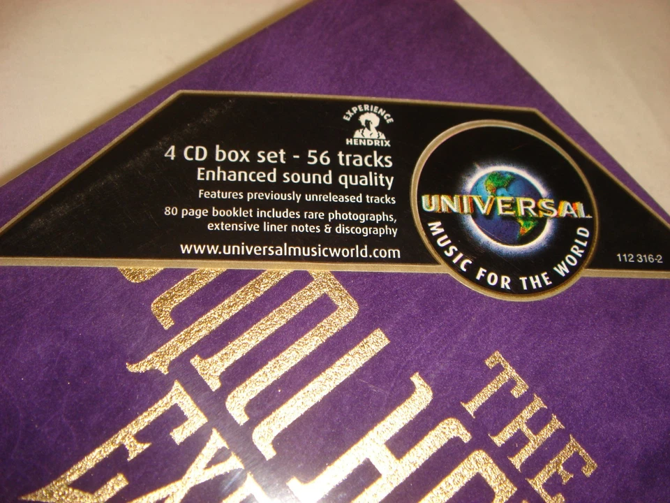 JIMI HENDRIX EXPERIENCE super 4xCD box set, MINT, SEALED - Image 2 of 3