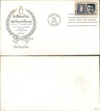 Product Image: FDC John Fitzgerald Kennedy 1964 Boston, MA First Day Cover