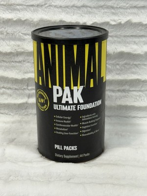 Animal Pak 44 Pill Packs Multivitamin Daily All-in-One Vitamin (Exp 08/2027)