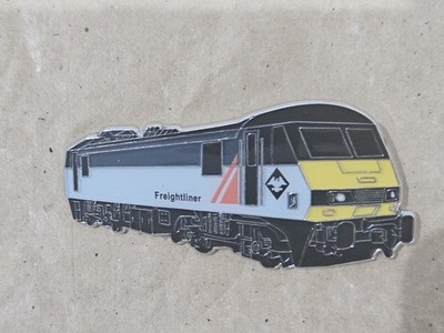 Freightliner grau Class 90 Emaille Brosche Anstecknadel Zugabzeichen