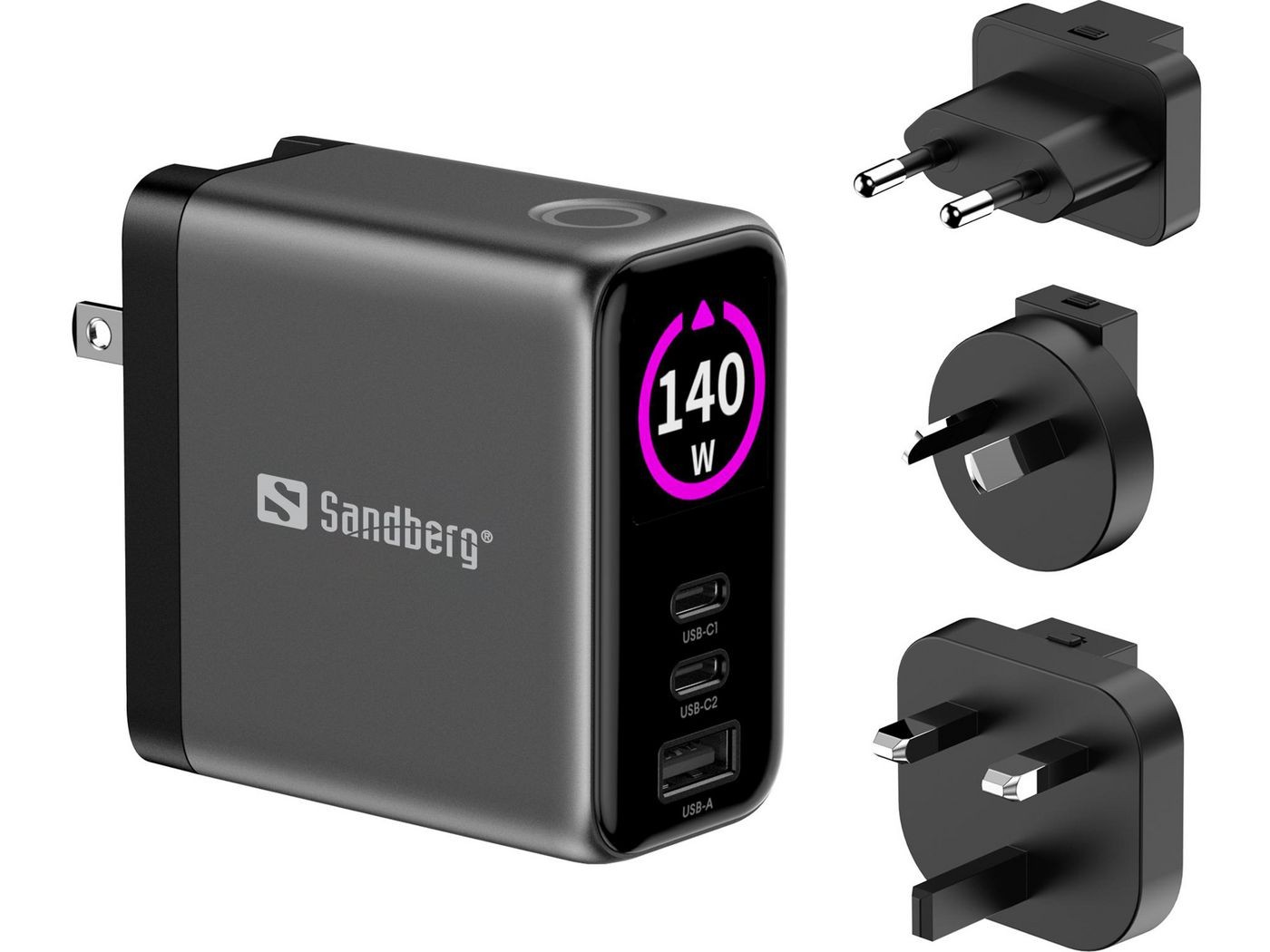 Sandberg Travel Charger Pd140w Display - Image 2