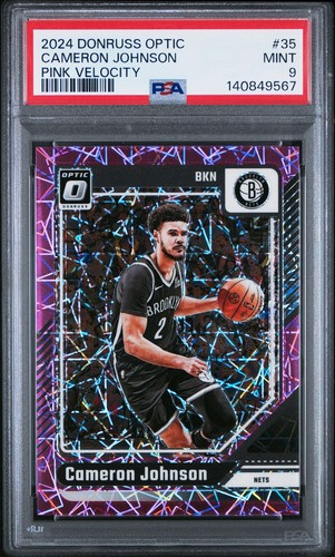 2025 Panini Cam Johnson Base (PSA 9)
