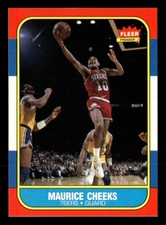 1986 FLEER #16 MAURICE CHEEKS 76ERS