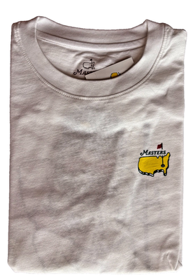 2026 Large Masters Tournament Gnome Caddie White T-Shirt Augusta