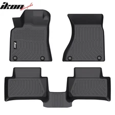 Fits 22-25 Benz V297 EQS Sedan W/O Rear MBUX Tablet 3D TPE Floor Mats Liners