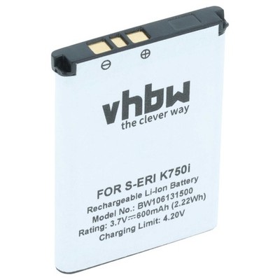 Akku für Sony-Ericsson K200i D750i J110i J100i J230i J230 J220 J120i 600mAh