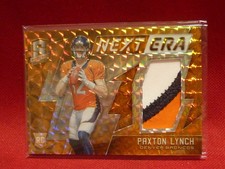 PANINI SPECTRA 2016 NEXT ERA PATCH PAXTON LYNCH RC 1/3 NFL BRONCOS SSP