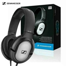 Sennheiser HD 206 Stereo WIRED Headphones Earphones Over Ear Headsets Black