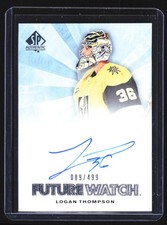 2021-22 SP Authentic Logan Thompson 2011-12 Retro Future Watch Auto #/499