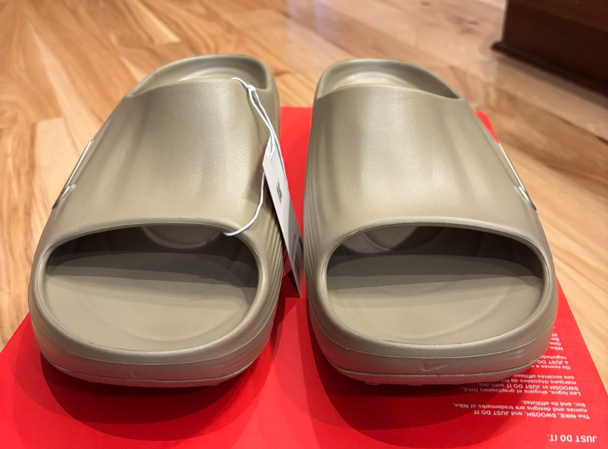 Nike ReactX Rejuven8 Slide Khaki HV4479 200 Men's Size 15 thumbnail 2