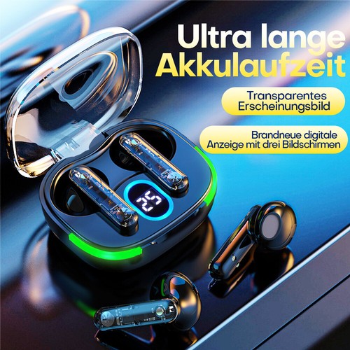 TWS Bluetooth Kopfhörer, In Ear Kopfhörer Bluetooth 5.3 Kopfhörer Sport LY80