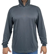 Hoodie Grey  High Visibility Shirt  / Air Cooling Flow w/ UV Protection