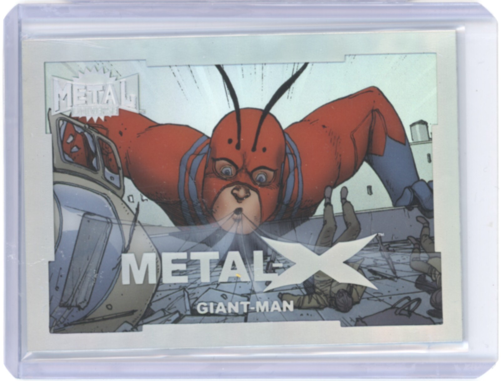 2024 Marvel Metal Universe Avengers Giant-Man Silver Metal-X #MX27 Collectible Card