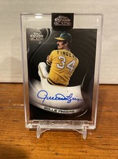 Rollie Fingers 2022 Topps Chrome Black Baseball Base Auto