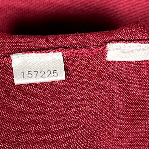 Blusa Ann Taylor Talla SP 3/4 Manga Tejida 45% Seda Elastizada Acanalada Borgoña - Imagen 9 de 16