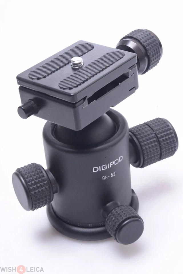 ✅ INDURO DIGIPOD BH-52 TRIPOD PROFESSIONAL HEAD BALL & SOCKET 2KG QUICK RELEASE - Image 2 of 4