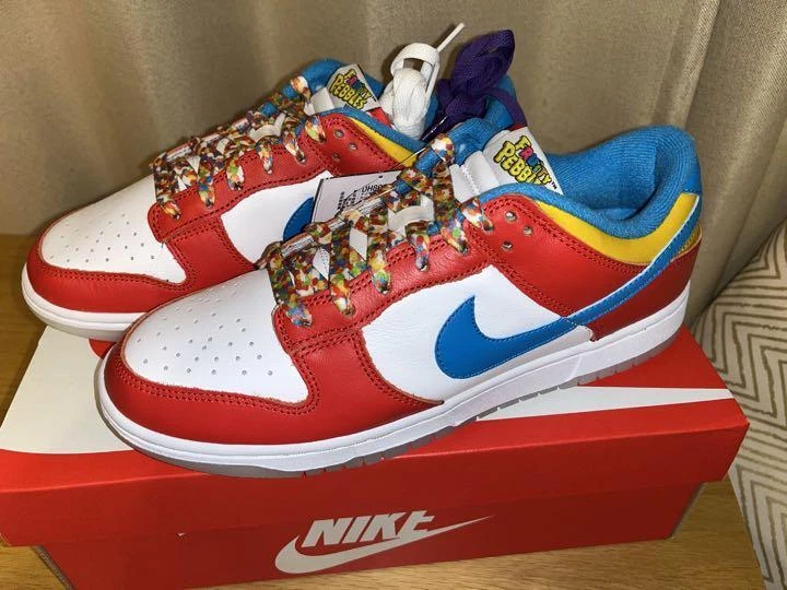 FRUiTY PEBBLES™ × Nike Dunk LowQS 25.5cm