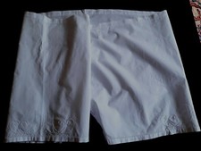 CU02/ ANCIENNE CULOTTE Panty coton brodé XL Old embroidered cotton panties XL