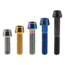 Titanium Bolt M8x15 20 25 30 35 40 45 50 60 70mm DIN912 Taper Hex Head Ti Screws
