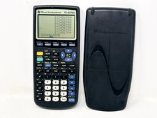 Texas Instruments TI-83 Plus Graphing Calculator Black w/ Cover Tested Working