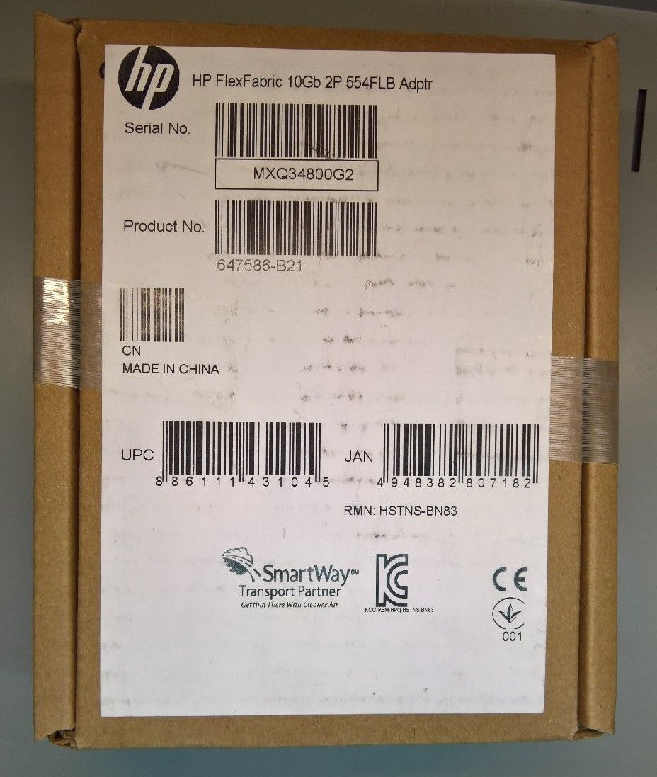 Scheda Di Rete HP FlexFabric 10Gb 2-Port 554FLB (647586-B21) - Usata In Buono Stato - Foto 3
