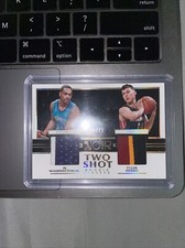 2019-20 Panini Noir Two Shot Rookie Patch SSP 20/25 TYLER HERRO PJ WASHINGTON