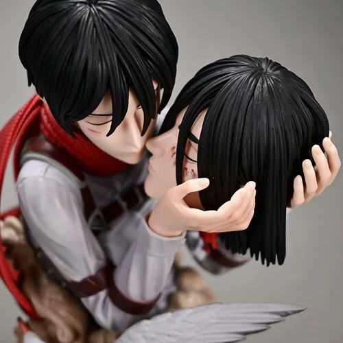 Attack on Titan: The Final Season Mikasa Holding Eren Head Statue Figur Modell - Bild 4 von 10