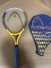 Head Agassi 25 Tennis Racquet 3 7/8-00 Grip Blue Yellow Austria ART 230351
