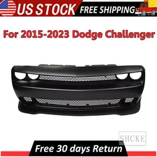 For 2015-2023 Dodge Challenger Hellcat Style Front Bumper Kit Grille