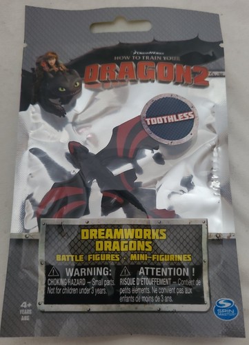 4 HOW TO TRAIN YOUR DRAGON 2 MINI BATTLE FIGURE Toothless Bewilder Beast (AA1-2) - Picture 4 of 6