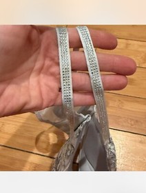 Swarovski Crystal Limited Edition Victoria’s Secret Blue Gray 32C Push Up Bra