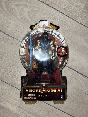 Mortal Kombat Figur - 2011 Sub Zero - Jazwares Midway MK9 20th Anni 6''