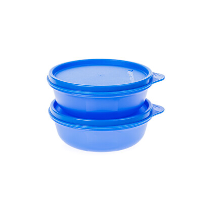 Tupperware kleine Hitparade Behälter Schüssel Set 2x 300 ml blau